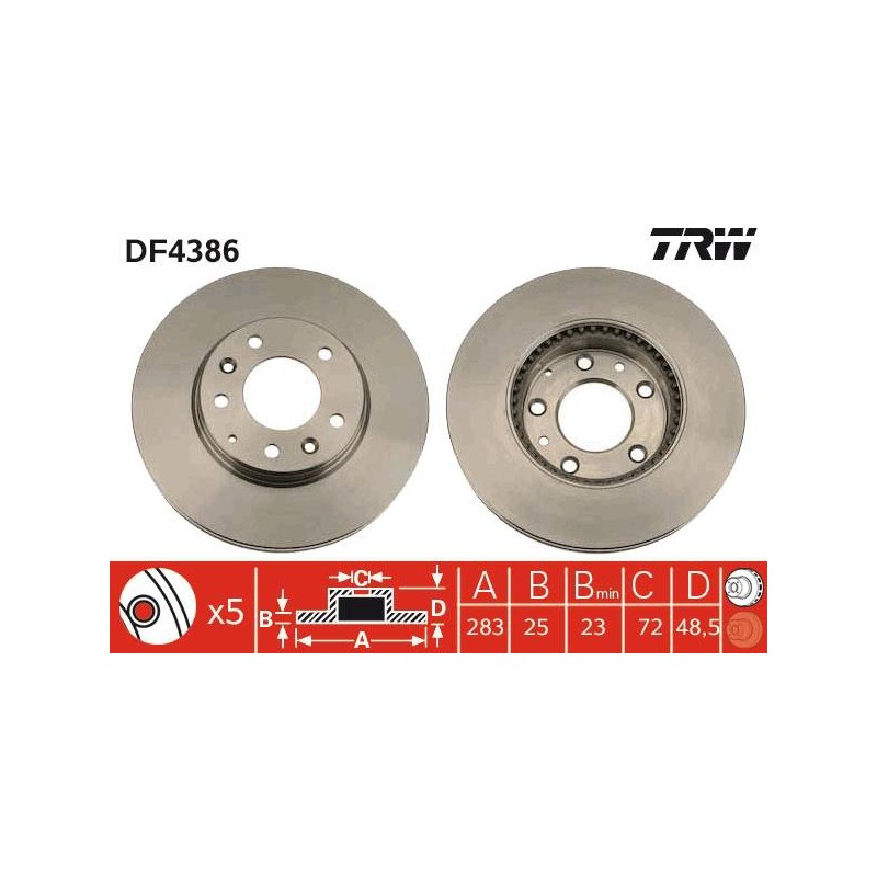 PAIRE DE DISQUES