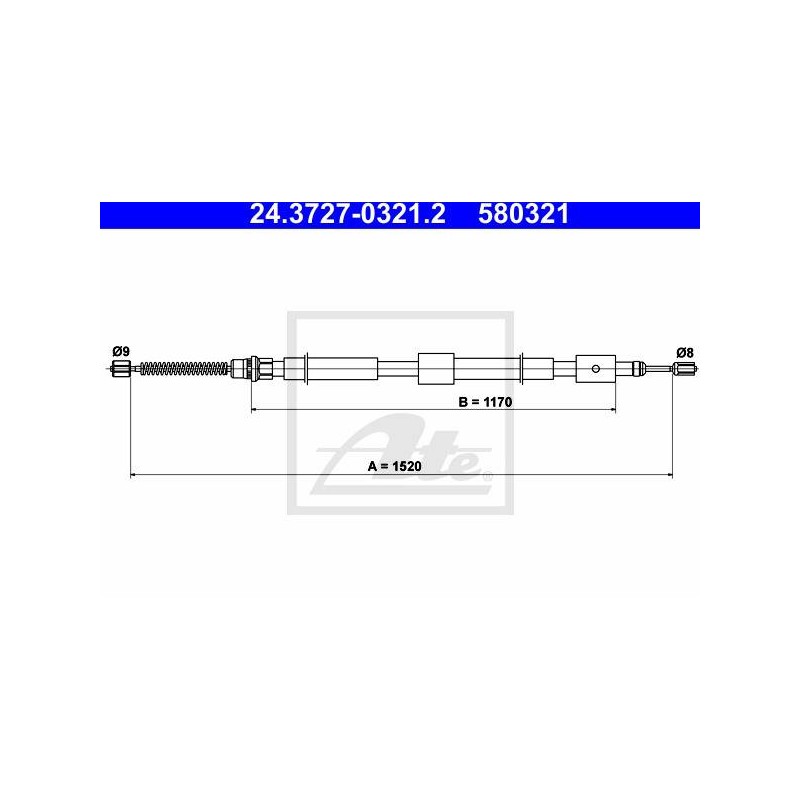 CABLE DE FREIN A MAIN