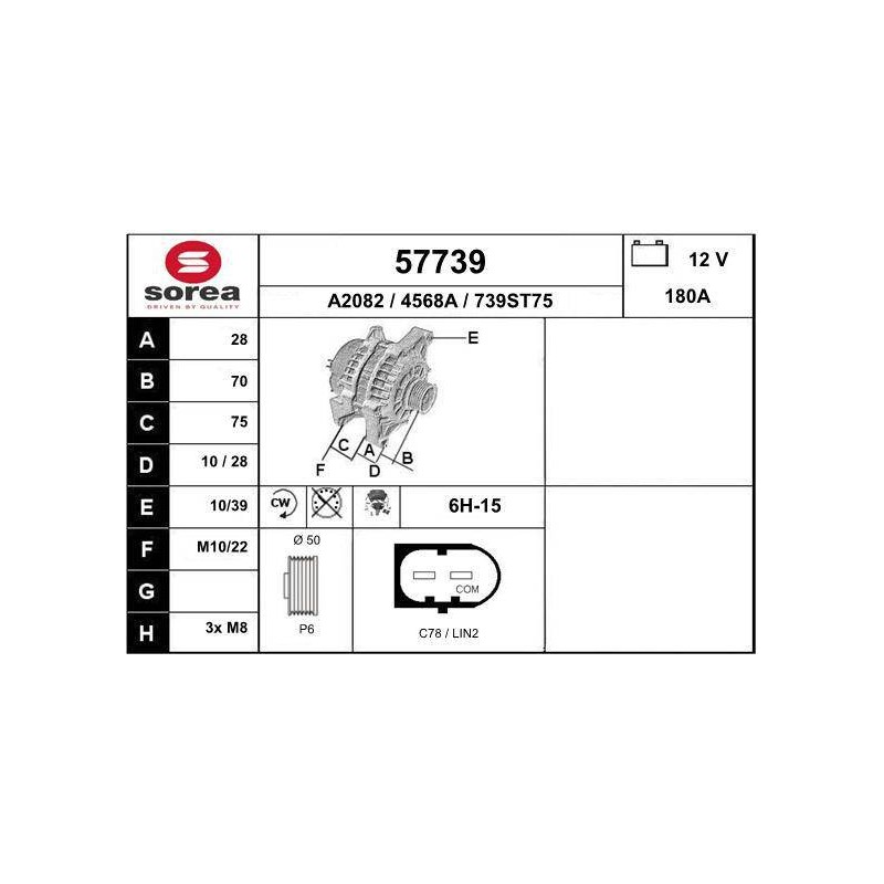 ALTERNATEUR VL / BMW - SERIE 1 DIES