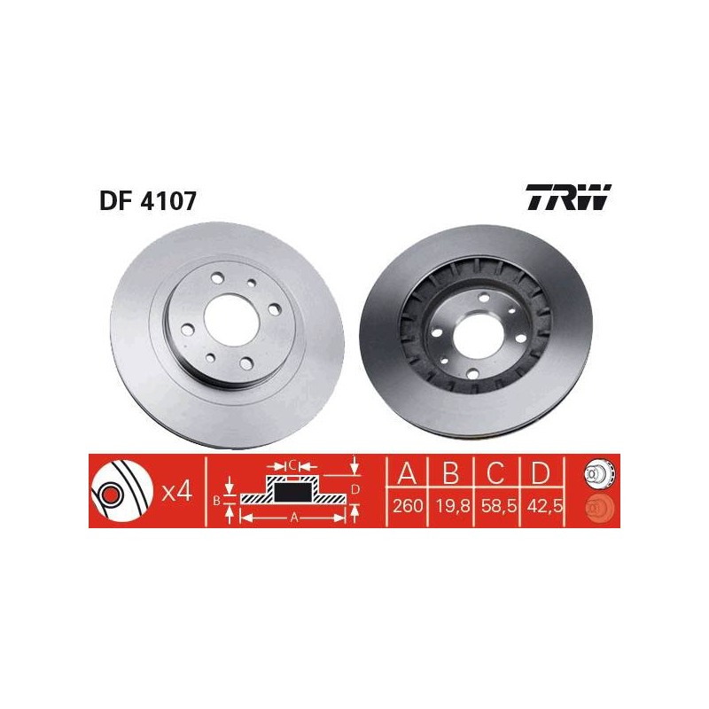 PAIRE DE DISQUES