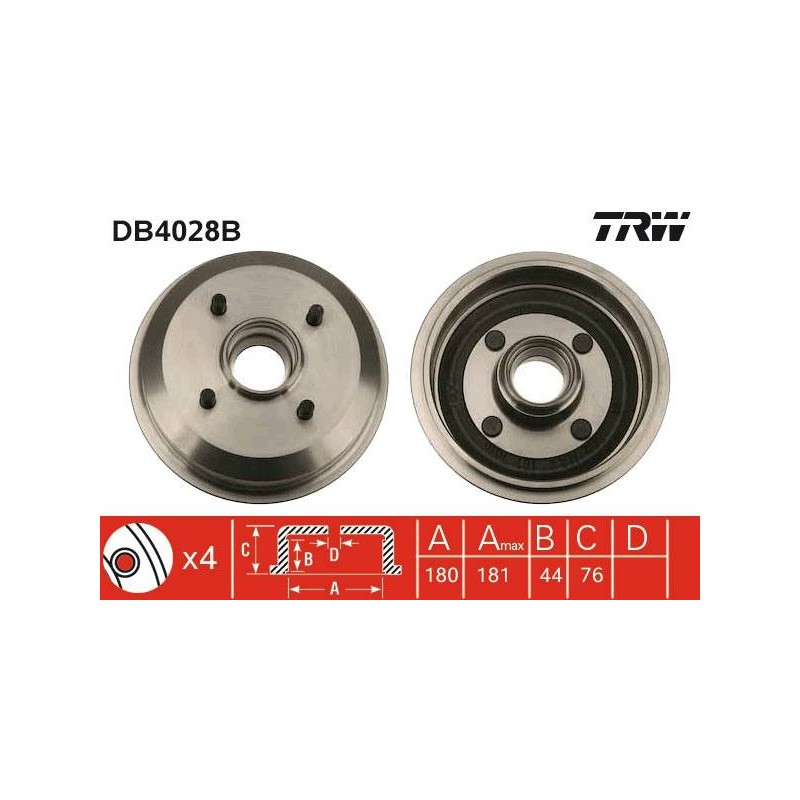 TAMBOUR DE FREIN + ROUL.