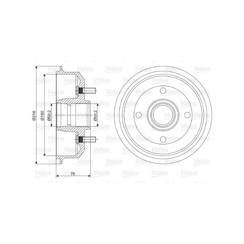 TAMBOUR FR FORD FIESTA III/IV - ESC