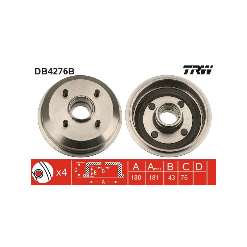 TAMBOUR DE FREIN + ROUL.