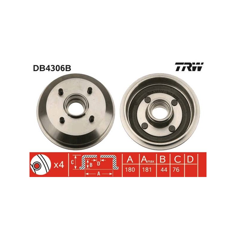 TAMBOUR DE FREIN + ROUL.
