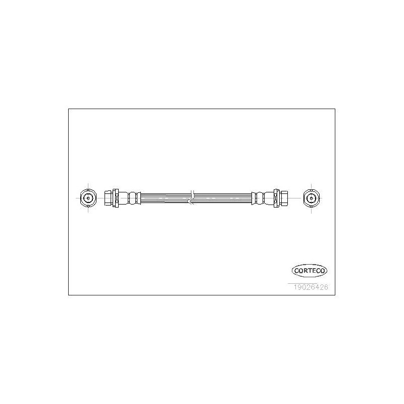 FLEXIBLE DE FREIN FORD MONDEO