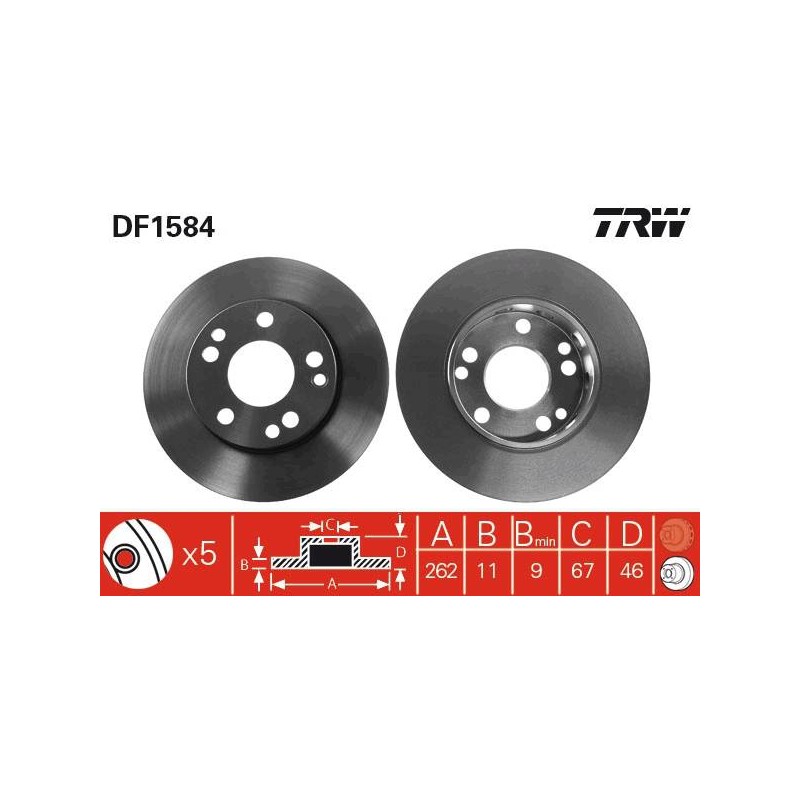 PAIRE DE DISQUES