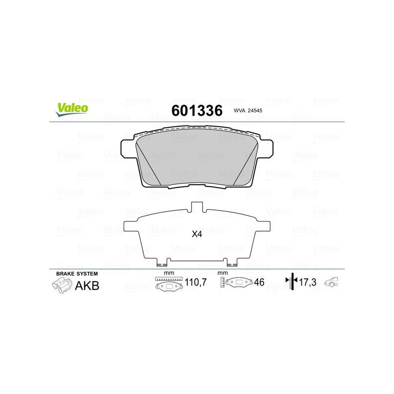 PLAQ FREIN MAZ CX- 7 AR