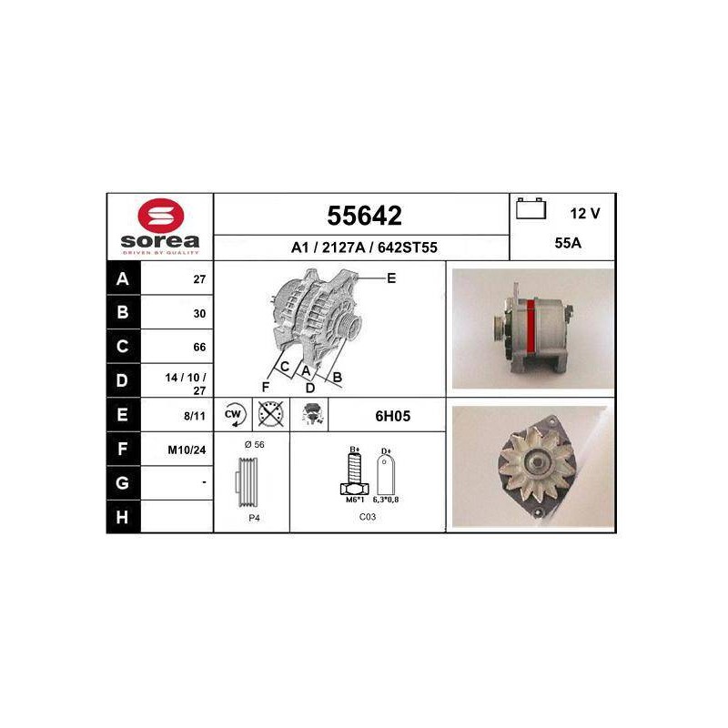 ALTERNATEUR VL / BX15 RE-205 D