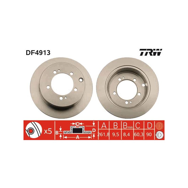 PAIRE DE DISQUES