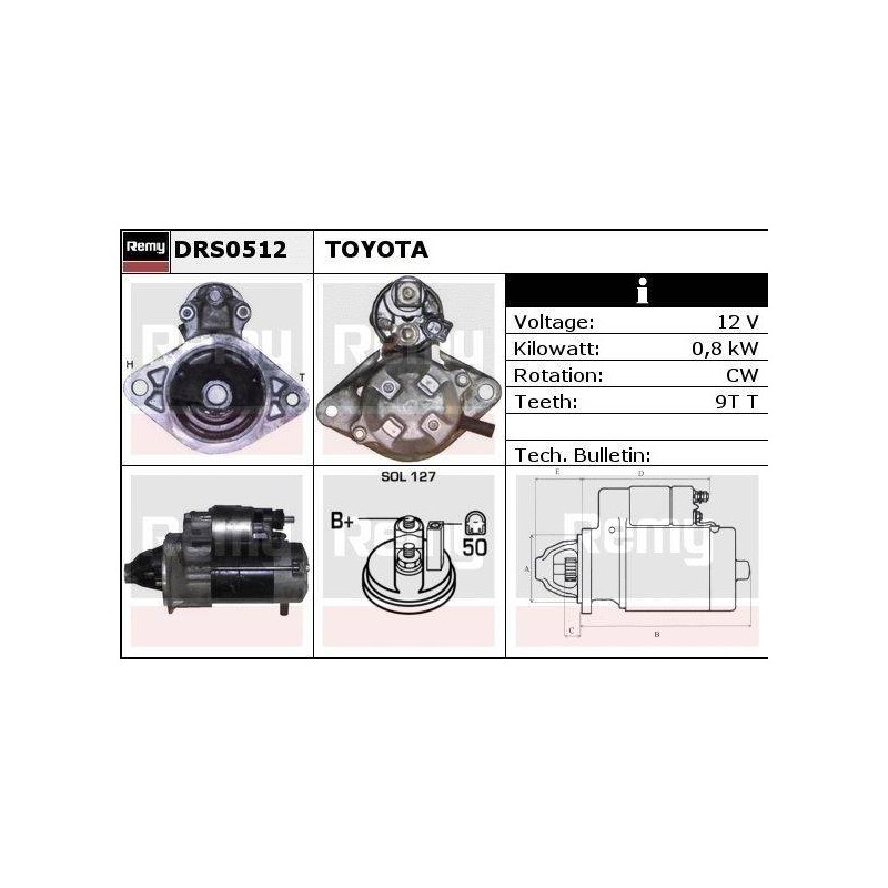 DEMARREUR - REMY REMANUFACTURED - T