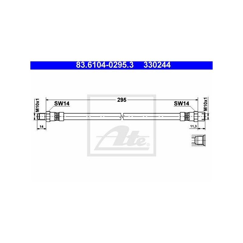 FLEXIBLE DE FREIN / EMBRAYAGE