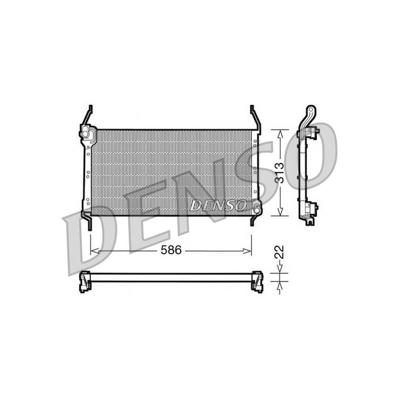CONDENSEUR FIAT BRAVO/BRAVA/MAREA