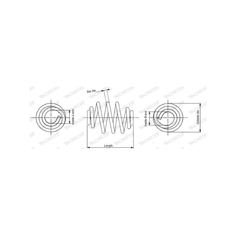 RESSORT AR VOLKSWAGEN BUS T4 2.8 T