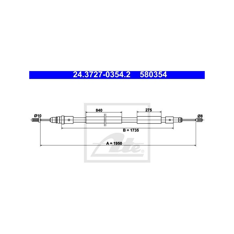 CABLE DE FREIN A MAIN