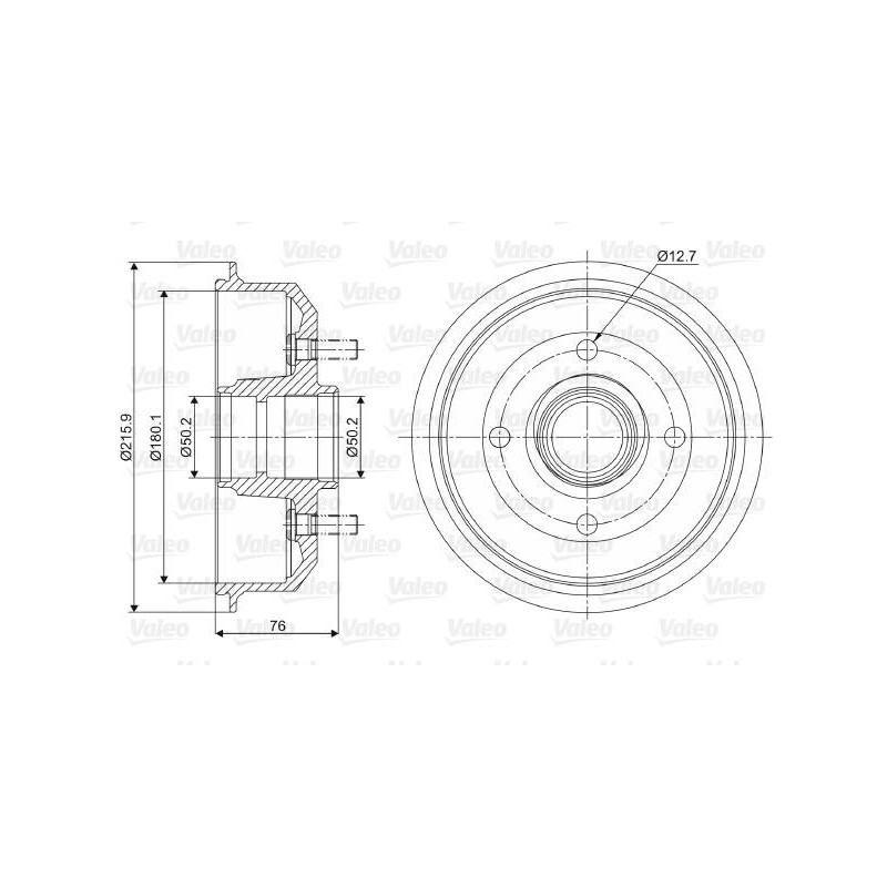 TAMBOUR FR FORD FIESTA III / IV
