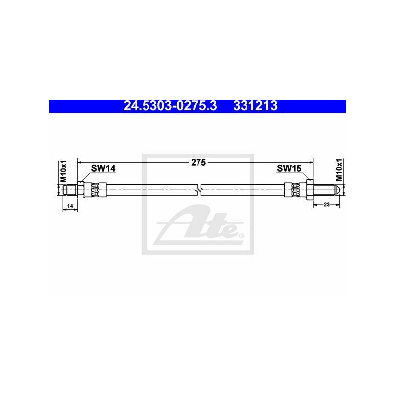 FLEXIBLE DE FREIN / EMBRAYAGE