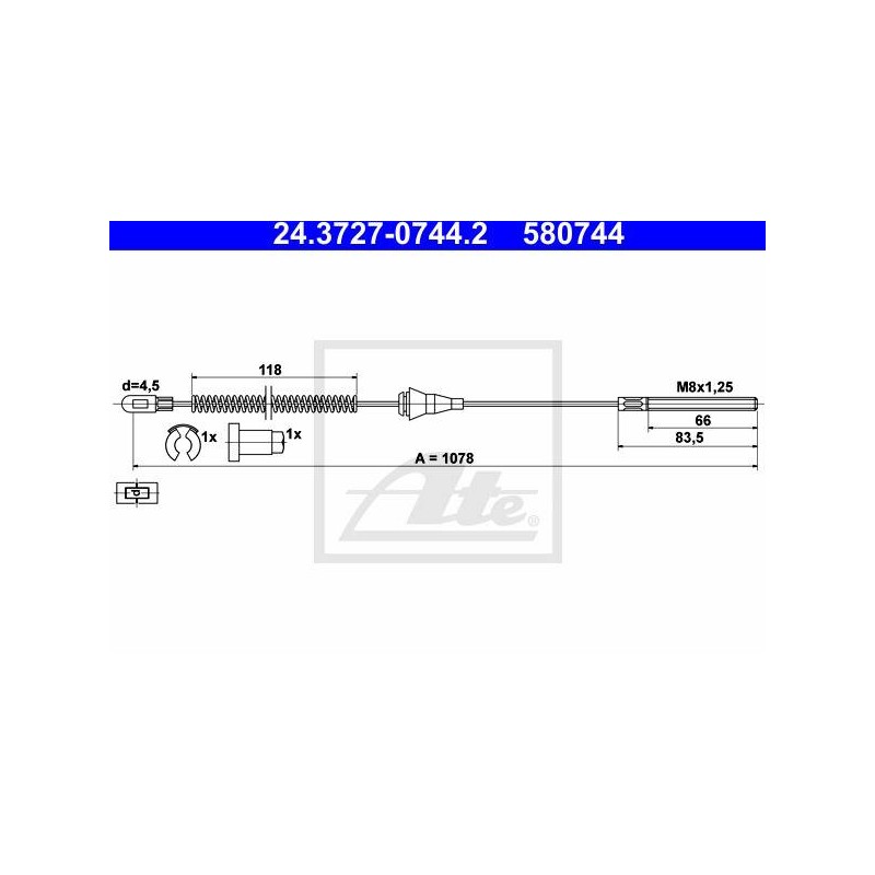 CABLE DE FREIN A MAIN