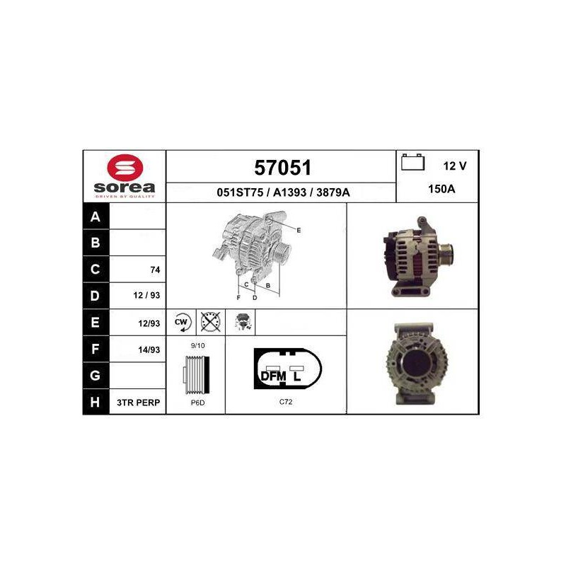 ALTERNATEUR VL / JUMPER - 2.2 HDI