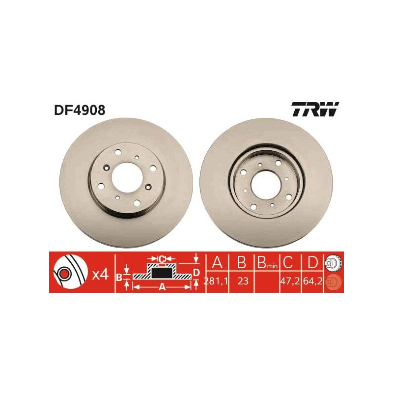 PAIRE DE DISQUES