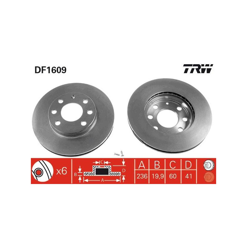 PAIRE DE DISQUES