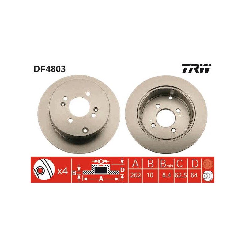 PAIRE DE DISQUES