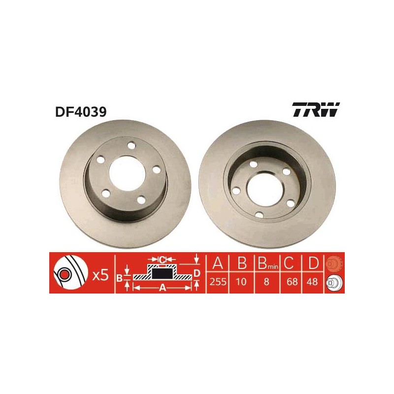 PAIRE DE DISQUES