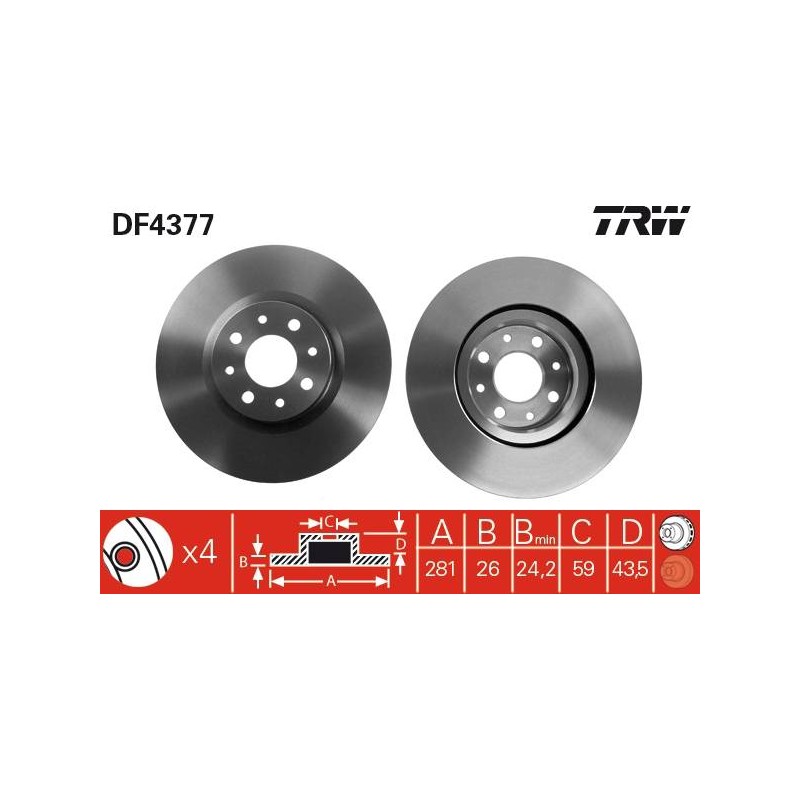 PAIRE DE DISQUES
