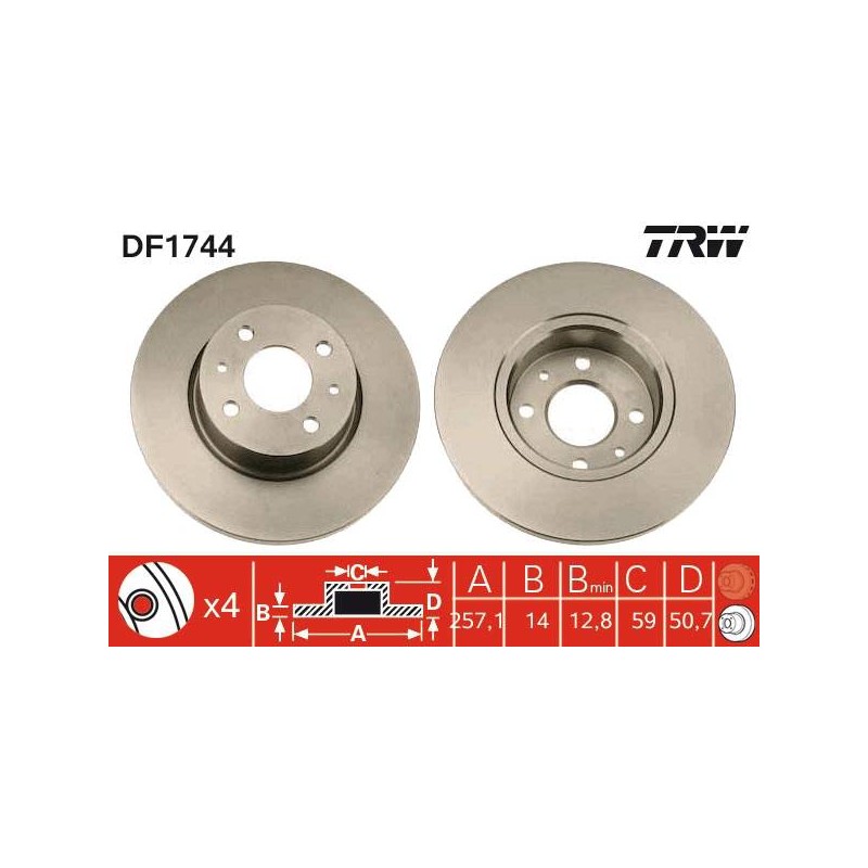 PAIRE DE DISQUES