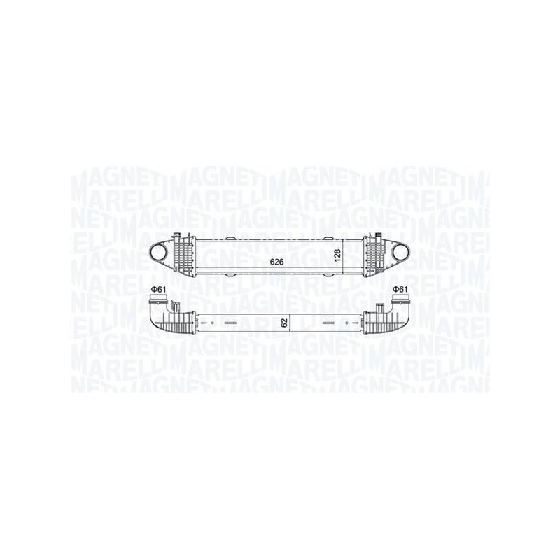 INTERCOOLER MB CLASSE C W204 180CDI