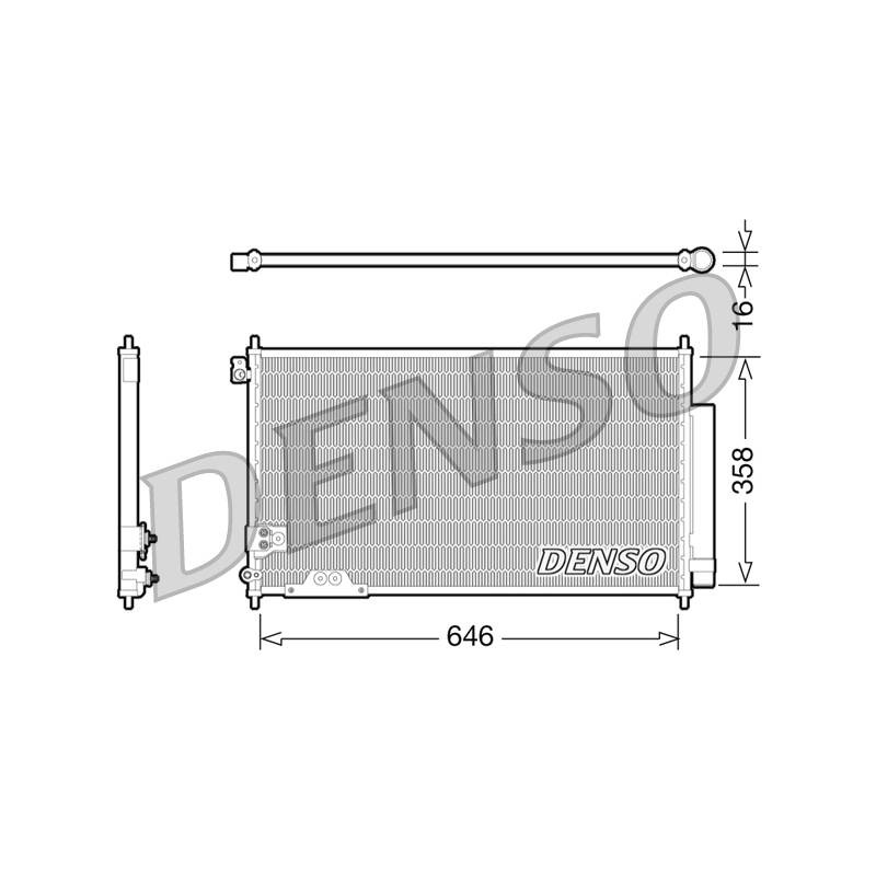 CONDENSEUR HONDA ACCORD