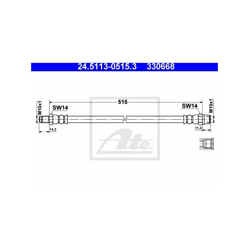 FLEXIBLE DE FREIN / EMBRAYAGE