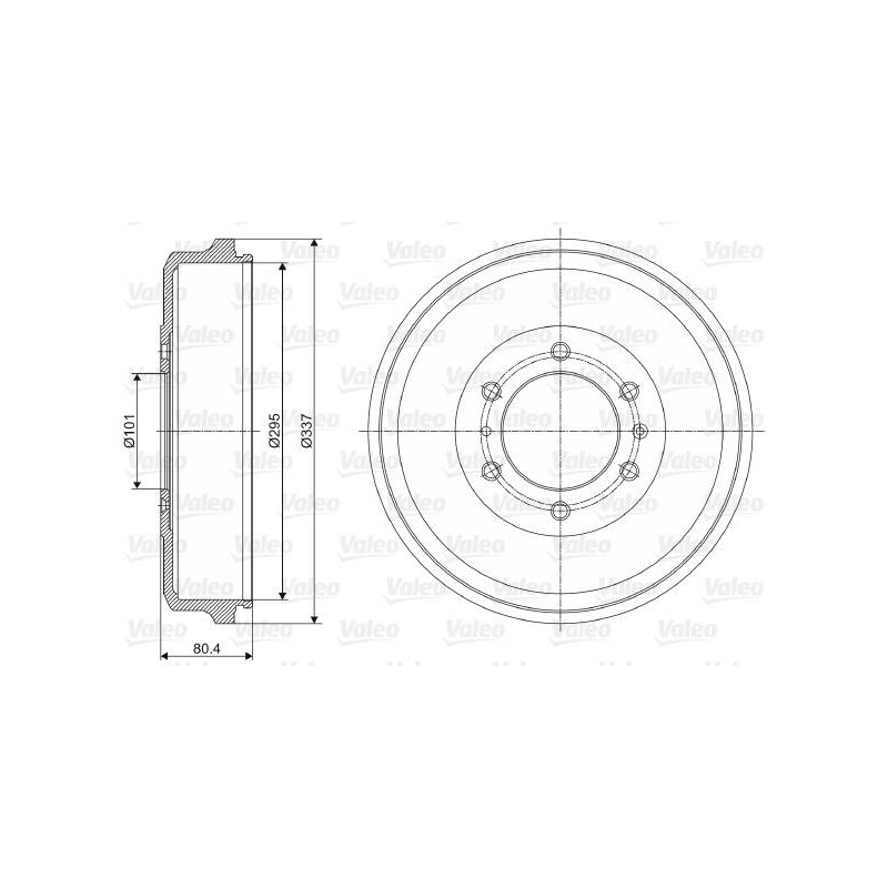TAMBOUR FR ISUZU D-MAX II (TFR/TFS)