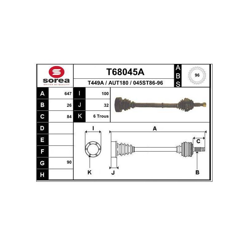 TRANSMISSION / AUDI 100 1.8L