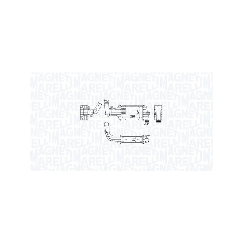 INTERCOOLER OPEL ASTRA G 2.0DTI 16V