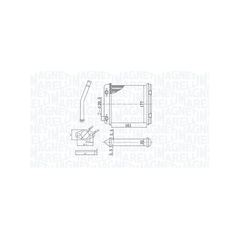 RADIATEUR CHAUFFAGE OPEL ASTRA F