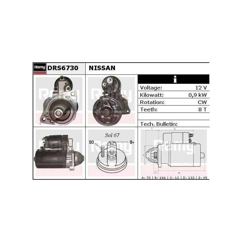 DEMARREUR - REMY REMANUFACTURED - N