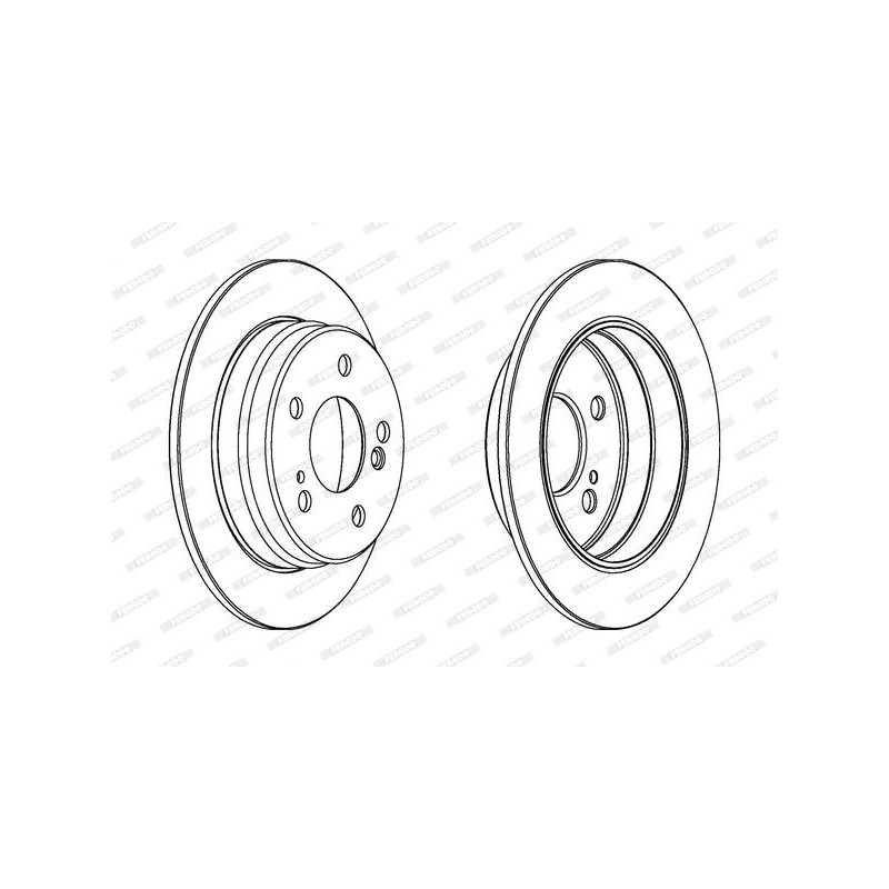 DISQUES DE FREIN VL (2P.) - DDF122