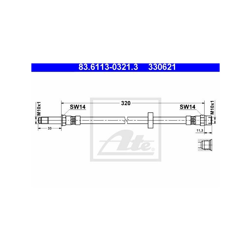 FLEXIBLE DE FREIN / EMBRAYAGE