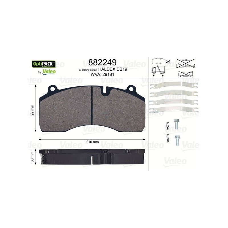 PLAQUETTES OPTIPACK RT MIDLUM HALDE