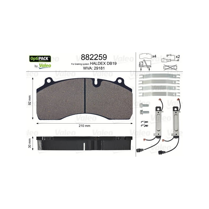 PLAQUETTES OPTIPACK RT MIDLUM/HALDE