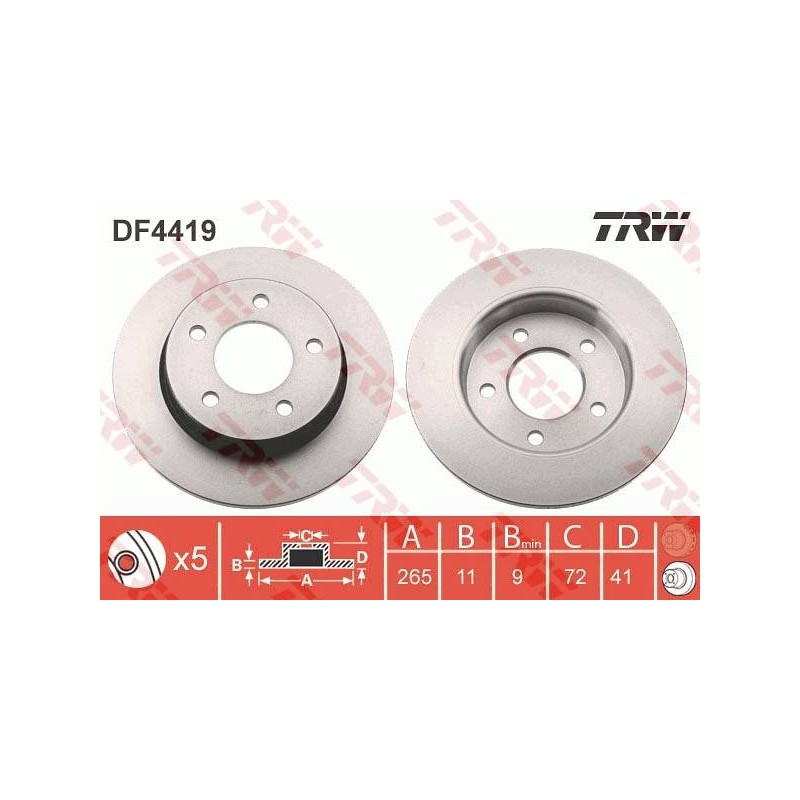 PAIRE DE DISQUES