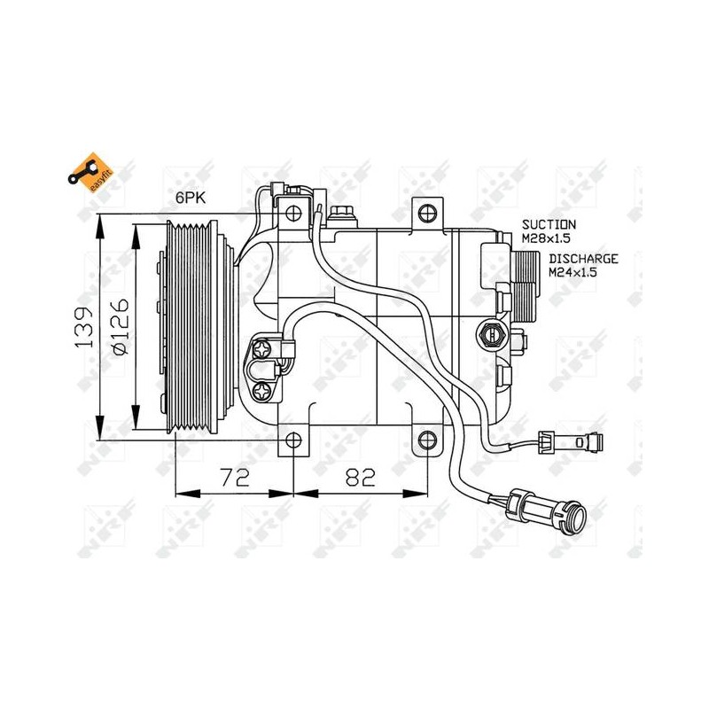 COMP AUDI CABRIOLET 2.6 91- COMPRES