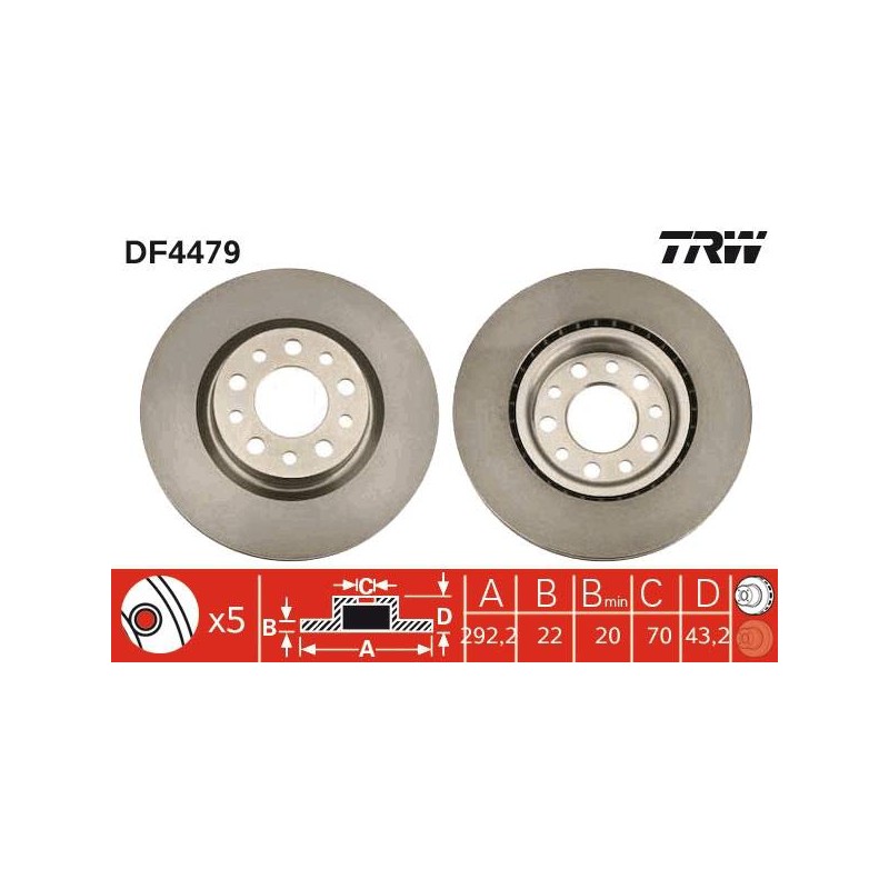 PAIRE DE DISQUES