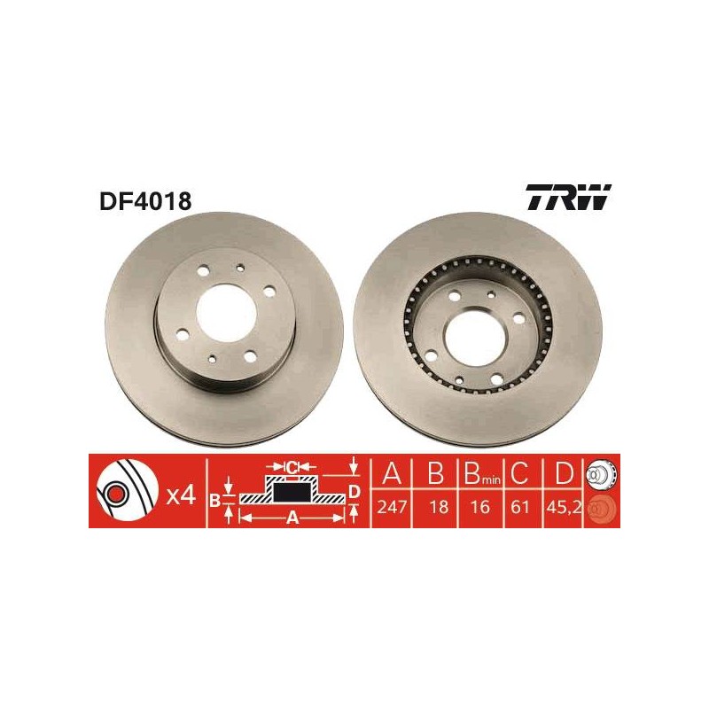 PAIRE DE DISQUES