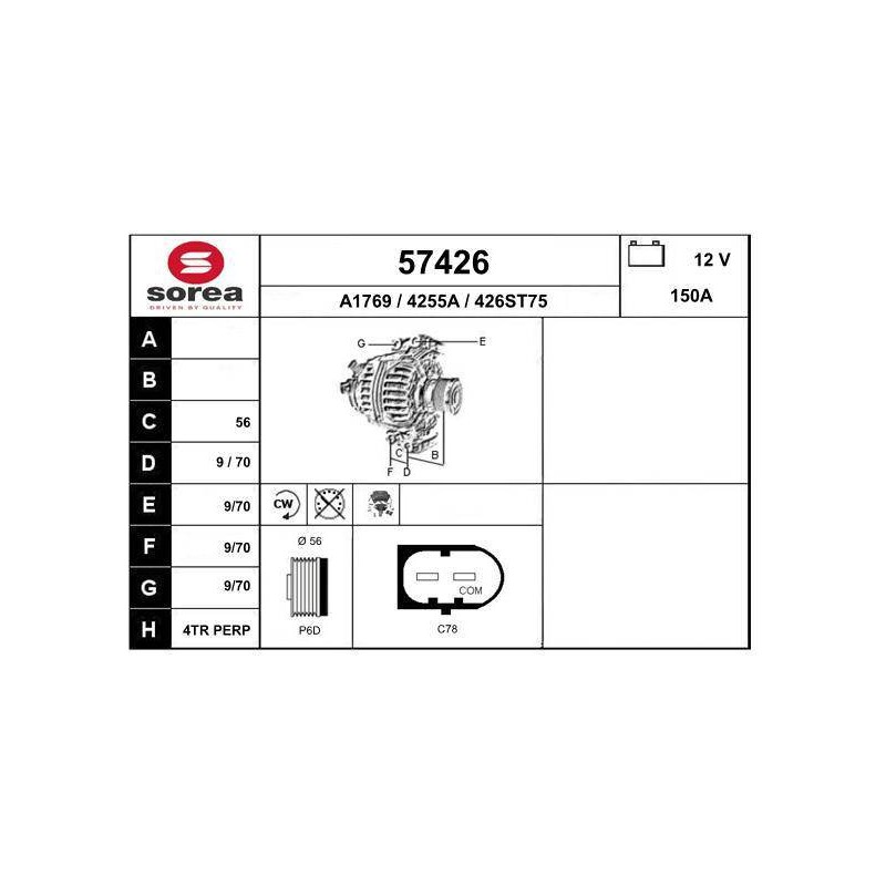 ALTERNATEUR VL / AUDI A4 1.8 TFSI