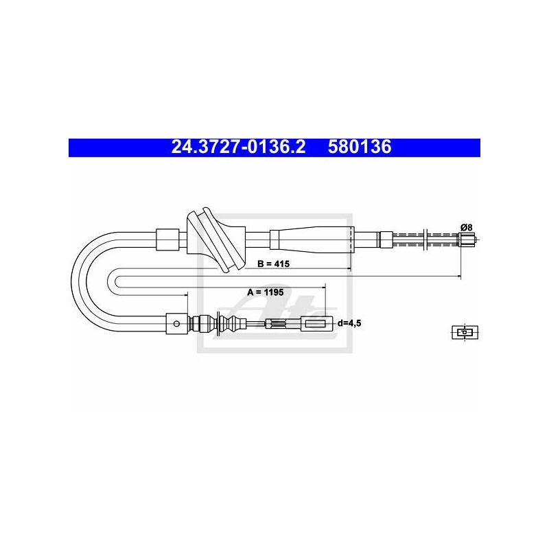 CABLE DE FREIN A MAIN