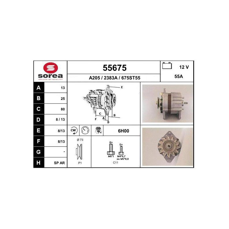 ALTERNATEUR VL / OMEGA 2.3L D