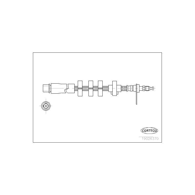 FLEXIBLE DE FREIN PEUGEOT 406