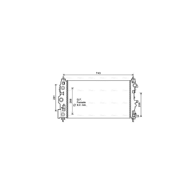RAD EAU-VL/VUL- CHEVROLET- PRE