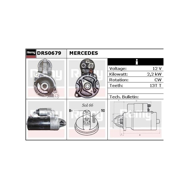 DEMARREUR - REMY REMANUFACTURED - M
